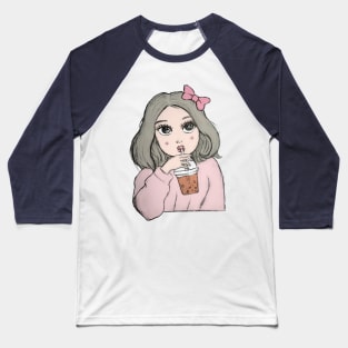 Bubble Tea Princess Baseball T-Shirt